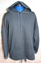 Either Or, Women&#39;s Size L Black Long Sleeve Hoodie RN 49887 - £8.30 GBP
