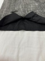 Cynthia Rowley J356L Women's 6 Gray Cotton Blend Rear Zip & Slit Pull-On Skirt image 7