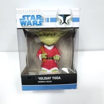 Star Wars Funko Holiday Yoda Bobble-Head Figure Vinyl NEW POP Christmas - £17.04 GBP