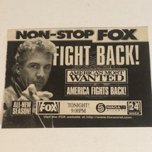 America’s Most Wanted Vintage Tv Ad Advertisement John Walsh TV1 - £4.73 GBP