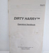 Dirty Harry Pinball Machine Handbook Original 1995 Vintage Game Mini Booklet - £12.96 GBP