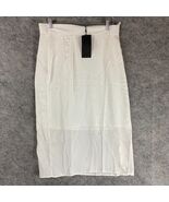 FHQ Skirt Large Women&#39;s Long NWD White Polyester Adults L - €8,56 EUR