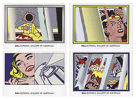 Bundle- 4 Assorted Roy Lichtenstein Reflections Posters - £198.45 GBP