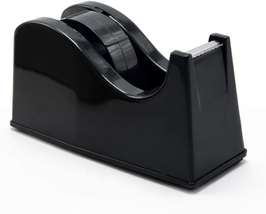 Desktop Tape Dispenser Adhesive Roll Holder (Fits 1&quot; &amp; 3&quot; Core) with Wei... - $15.13