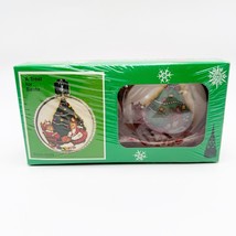 Vintage Kristy Kit Christmas Paper Tole Ornament Kit Bunnies Tree - $277.45 MXN