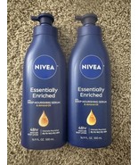2X NIVEA Essentially Enriched 16.9 oz Body Lotion Dry To Very Dry Skin - $15.80