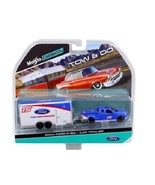 Maisto 1:64 TOW &amp; GO 2004 Ford F-150 Pickup Truck &amp; Car Trailer Blue 153... - $8.40