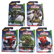 Marvel - Ultimate Spiderman Complete Set of 5 Die-Cast Cars Hot Wheels b... - $1,365.47 MXN