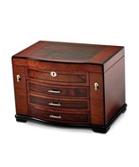 Poplar with Burlwood Inlay 3-Drawer Jewelry Chest - $589.99