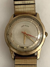 VTG Lord Elgin 654 Self Winding 32mm 23 Jewels 10KT Gold Filled Watch Runs - £157.19 GBP