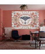 Tapestry Wall Hanging Skull Butterfly Moth 5 ft x 4 ft  Boho Whimsy Home... - €15,74 EUR