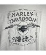 Harley Davidson Mens T-shirt White Large Jacksonville Florida Grab Life ... - £14.65 GBP