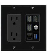 Tripp Lite N080-103 EATON TRIPP LITE SERIES 3-PORT KEYSTONE SINGLE-GANG ... - $36.66 CAD