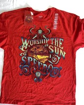 Speedo Men&#39;s  T-Shirt Red Worship the Sun Beach Summer  Medium New NWT - $12.60