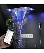 23”x31” Recessed LED shower system with built-in Bluetooth Speakers - $36,579.65 MXN+