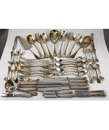 Christofle Perles Silverplate Flatware Set 56 Pieces Nice Set! - £3,531.24 GBP