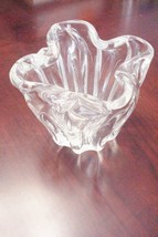 Crystal VASE Free Form 5 1/2 X 7 [*10] - £30.05 GBP