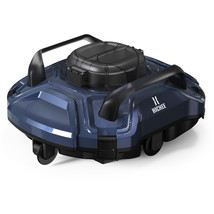 Cordless Robotic Pool Vacuum Cleaner Dual-Motor for In-ground/Above-ground Pool - £130.88 GBP
