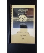 ANTHRAX - VINTAGE ORIGINAL 1990 &quot;PERSISTANCE&quot; TOUR BAND CREW ONLY TOUR I... - $66.00