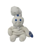 Vintage Pillsbury Doughboy Beanie Bean Bag 8&quot; Plush Doll 1997 Dough Boy - £8.81 GBP