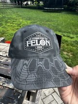 Trump 2024 Hat Voting For Felon 2024 TAC600 W/ Side Flag Black Leather Badge Hat - £19.51 GBP