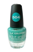 LA Colors 504 Color Craze Nail Polish with Hardeners Sea Foam  New Without Box - $7.14