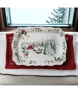 Better Homes &amp; G Heritage Collection Winter Forest Serving Tray, Platter... - £51.43 GBP