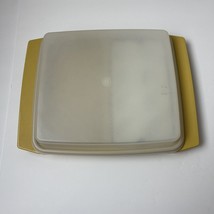 Vintage Tupperware 723-3 Deviled Egg Keeper Holder Carrier w/ 2 Trays - £9.75 GBP