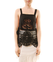 FOR LOVE &amp; LEMONS Womens Tank Top Sleeveless Elegant Stylish Glacey Black Size S - £40.61 GBP