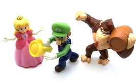 Happy Meal Toys Nintendo Mario Bros. McDonald&#39;s Luigi Princess Peach Don... - $7.00