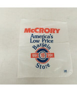 Defunct McCrory store small plastic store bag movie photo prop  - $19.75