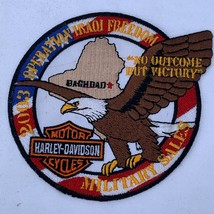 Harley Davidson - 2003 Operation Iraqi Freedom US Military Sales Patch - 4&quot; - £13.92 GBP