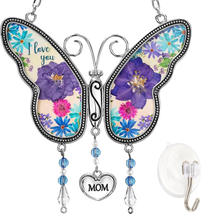 Mother&#39;s Day Gifts for Mom Her Wife, Butterfly Mother Suncatcher Gifts for Mom w - £18.34 GBP