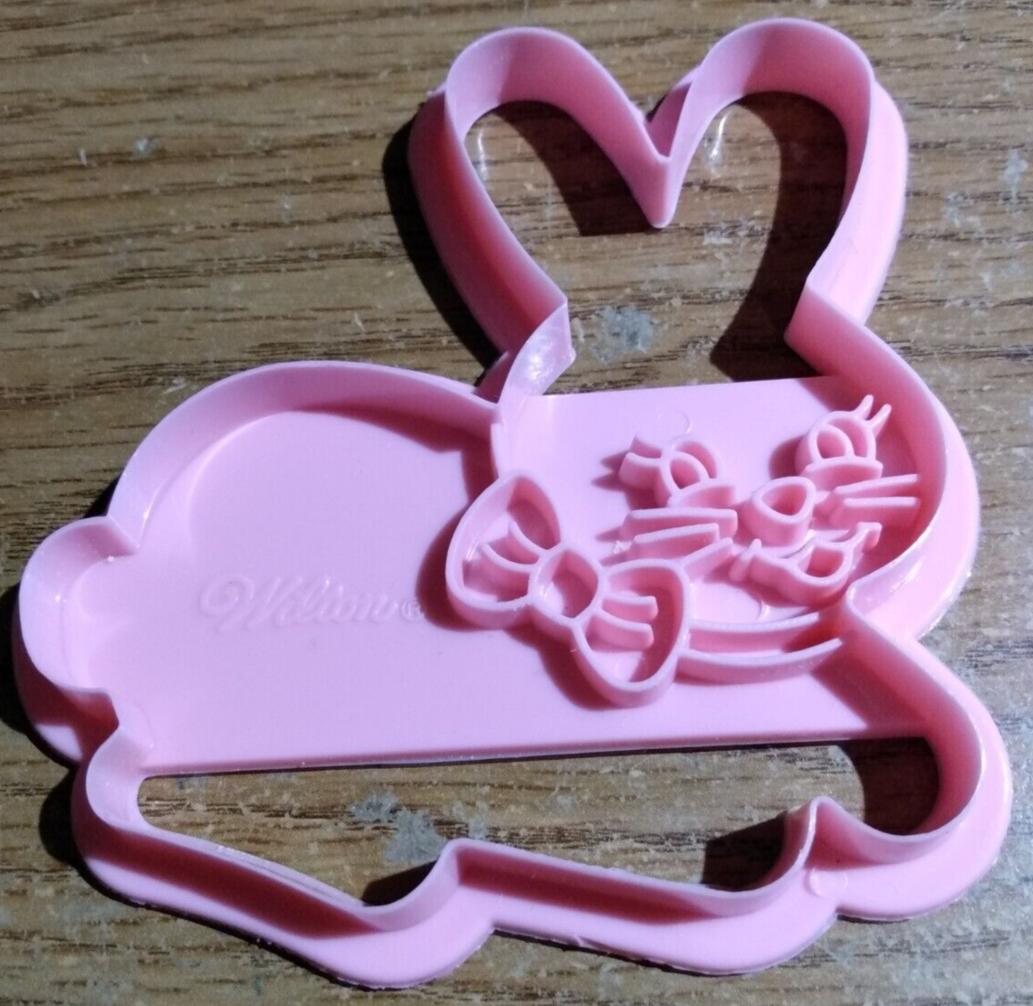Primary image for Wilton Vintage Cookie Cutter - Bunny Rabbit w/ Bow Easter Child Party Farm