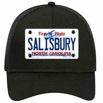 Salisbury North Carolina State Novelty Black Mesh License Plate Hat - £23.17 GBP