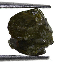 Slice   Natural Loose Rough Unique Diamond With 0.66 Carat Dark Green Color - £9.68 GBP