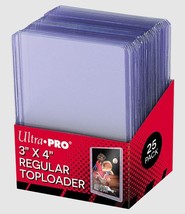 NEW Ultra Pro Clear Rigid 3x4&quot; Toploader Sleeve Case 25 50 100 200 500 1... - £5.16 GBP+
