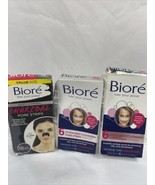 (3) Biore Ultra Deep Cleansing Pore Strips 6 Nose Per Box &amp; charcoal nos... - £10.05 GBP