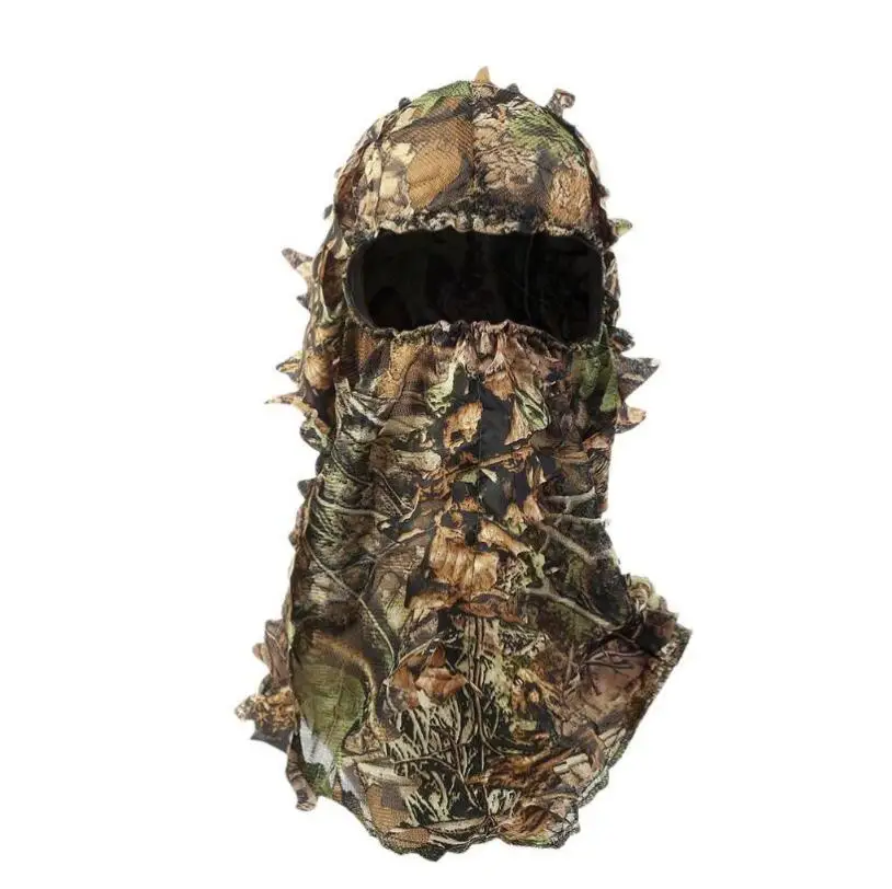 Maple Leafy 3D Face Mask Ghillie Suit Sniper  uflageHood Fishing Heaear ... - $29.43