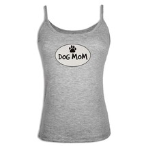 Dog Mom Design Graphic Women Girls Singlet Camisole Ladies Sleeveless Tank Tops - £9.92 GBP