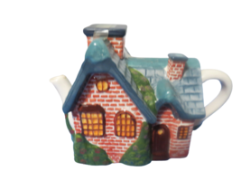 Thomas Kinkade 2005 Teapot Cozy Cottage Home Everetts Cabin W/Blueberry Tea - £22.59 GBP