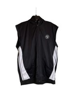 Men’s Dr J Julius Erving Black Sleeveless Zip Up Jacket Size 4XL - £15.09 GBP