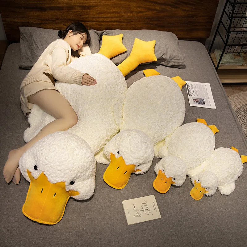 Giant Duck Mouth White Duck lying Throw Lover Sleeping Pregnant Leg - £15.38 GBP