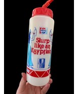 Pepsi Slurp Like an Egyptian Water Bottle w/ Straw Vtg Dallas Market Cen... - £74.33 GBP