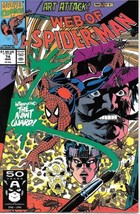 Web Of Spider-Man Comic Book #74 Marvel Comics 1991 Very FN/NEAR Mint New Unread - £2.16 GBP
