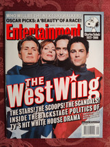 Entertainment Weekly February 25 2000 West Wing Charles Schulz Blink-182 - £12.81 GBP