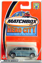 Matchbox - Volkswagen Microbus: Hero City Collection #72 (2002) *Blue Edition* - $4.00
