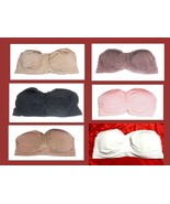 Rhonda Shear Strapless Underwire Bandeau Bra Sizes XS, S, M, L, 1X, 2X, ... - £12.89 GBP+