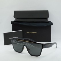 DOLCE&amp;GABBANA DG6125 501/M Black/Black --145 Sunglasses New Authentic - £134.56 GBP