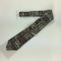 Genuine xAndrini 100% Silk Handmade Stylish Formal/Casual Tie Multi Coloured - £11.25 GBP
